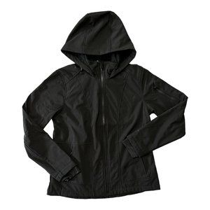Free Country Women's Freecycle Super Softshell Water Resistant black Jacket Sz L